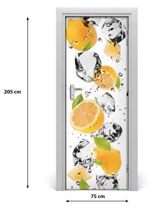 Rivestimento Per Porta Limoni e acqua 75x205 cm