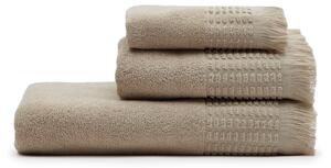 Asciugamano Veta 100% cotone beige 50 x 90 cm