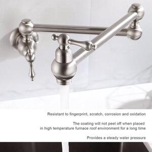 Miscelatore monocomando – Pieghevole – Estensibile – Per acqua fredda – Resistente e anticorrosivo – Miscelatore da cucina