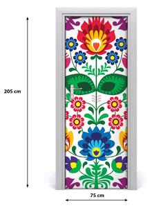 Sticker porta Modello etnico 75x205 cm
