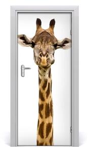 Sticker porta Giraffa 75x205 cm