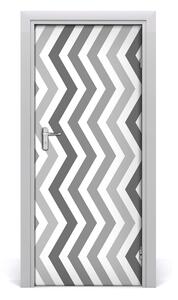 Rivestimento Per Porta Zigzag grigi 75x205 cm