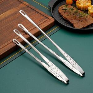 RVS: clip per barbecue allungata per griglia da bistecche domestica, grande + piccola