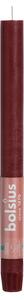 Bolsius Candele da Tavola Shine 16 pz 27 cm Rosso Vellutato