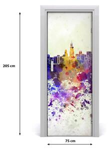 Rivestimento Per Porta Colorful Chicago 75x205 cm