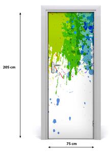 Rivestimento Per Porta Rainbow astratto 75x205 cm