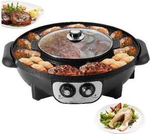 Griglia coreana - Nera - Con coperchio