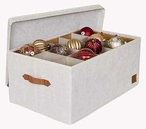 Organizer per palline di Natale in lino Premium