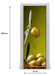 Rivestimento Per Porta olio d'oliva 75x205 cm