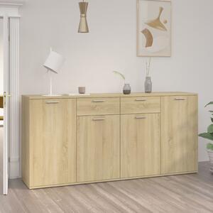 Credenza bassa,Armadietto,Mobile da Cucina Rovere Sonoma 120x30x75 cm in  Truciolato -BY34045