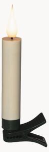 Candela a clip a LED con timer e telecomando Donna, bianco caldo