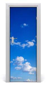 Sticker porta Nuvole nel cielo 75x205 cm