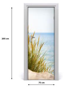 Adesivo per porta Dune costieri 75x205 cm