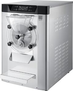 Macchina commerciale per gelato duro, 2000 W, 12-20 L all'ora, gelatiera da banco per gelato duro con cilindro in acciaio inossidabile 304 da 6 L, pannello LED con pulizia automatica per snack bar e ristoranti