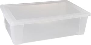STEFANPLAST Scatola Multiuso Contenitore sottoletto capacit Lt. 30 cm. 59x39x17 h colore Trasparente - Linea Storage - 13053
