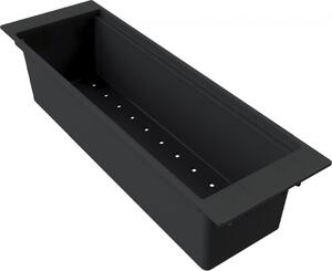 ELLECI Scolapasta da Cucina in Polipropilene 138 x 418 x 84 mm colore Nero - AVP035BK