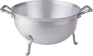 Pentole Agnelli Scolapasta in Alluminio 24 cm 2 manici Inox - 4436 Family