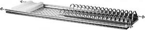 Elletipi Scolapiatti per Pensile cucina da 70 cm con Vaschetta raccogli gocce colore Inox - I611COMBI166V01
