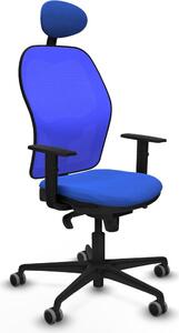 Sedia da ufficio con poggiatesta Jorquera Piqueras y Crespo 1D036G1 Blu