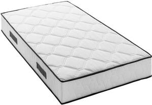 Materasso 90 x 190 x 24 cm (altezza) - 380 molle insacchettate - 7 zone - Bilanciato - Reversibile