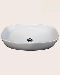 Ciotola 60x38 Mida da appoggio in Vetroceramica bianco opaco