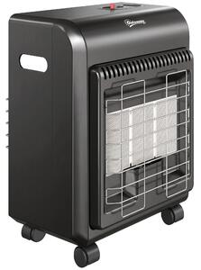 Outsunny Stufa a Gas Portatile 4.2kW con 3 Livelli di Calore, Nera | Aosom Italy