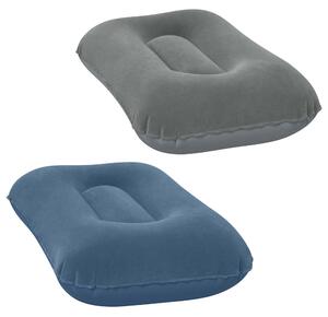 Cuscino gonfiabile in velluto 42 x 26 cm Bestway 67121 grigio