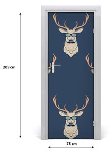 Adesivo per porta interna Deer hipster 75x205 cm