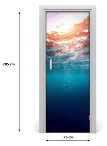 Poster adesivo per porta Paesaggi sott'acqua 75x205 cm