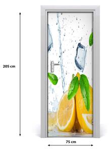 Rivestimento Per Porta Limone e ghiaccio 75x205 cm