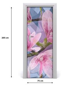 Adesivo per porta interna Magnolia 75x205 cm