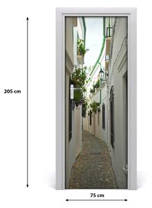 Rivestimento Per Porta Strade dell'Andalusia 75x205 cm