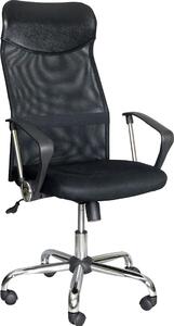 NBrand Sedia Ergonomica con Ruote Braccioli e Poggiatesta in Tessuto Mesh colore Nero