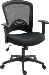 SPRINGOS Sedia Ufficio Ergonomica - Regolabile In Altezza Con Ruote 360° - Supporta Fino A 120 Kg - 2