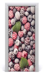 Adesivo per porta Frutta congelata 75x205 cm