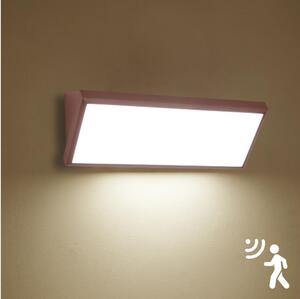 Brilagi - Lampada da parete LED per esterni con sensore TRIANGLE LED/42W/230V marrone IP65