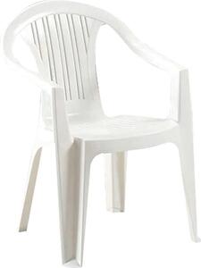BICA Sedia per Esterni Impilabile in Plastica Dimensioni 56x54x79 cm colore Bianco - Ratak