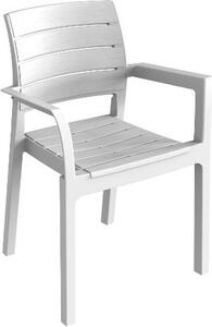 TOOMAX Sedia per Esterni Impilabile in Polipropilene Dimensioni 58,5x52,5x82,5 cm colore Bianco - Recanati