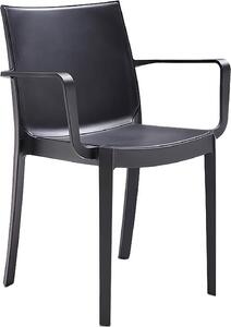 BICA Sedia per Esterni Impilabile in Polipropilene Dimensioni 58x55x82 cm colore Tortora - Verona