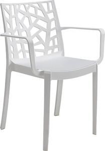 BICA Sedia per Esterni Impilabile in Polipropilene Dimensioni 58x55x82 cm colore Taupe - Matrix