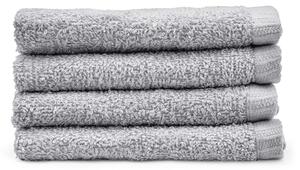 Set di asciugamani con asciugatura rapida grigi in cotone 4 pz 30x30 cm Quick Dry – Catherine Lansfield