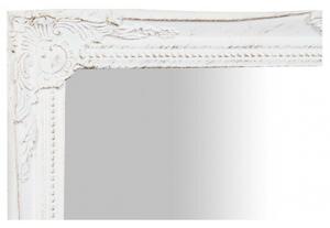 Specchiera da appendere verticale, orizzontale finitura bianco anticato con rifiniture in oro