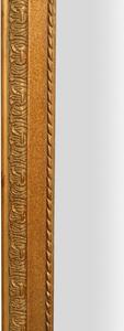 Specchiera da appendere L35xPR4xH90 cm finitura foglia oro anticato