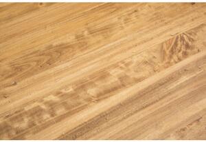 Tavolo allungabile Country in legno massello di tiglio finitura naturale. Made in Italy