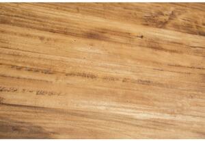 Tavolo allungabile in legno massello di tiglio struttura grigio anticato piano finitura naturale. Made in Italy