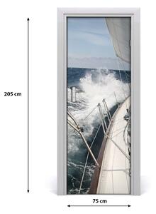 Rivestimento Per Porta Yacht in mare 75x205 cm