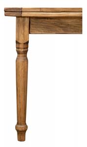 Tavolo allungabile Country in legno massello di tiglio. Made in Italy