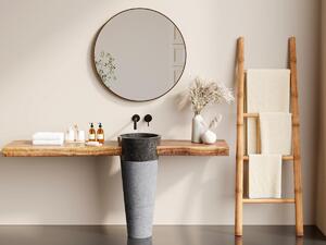 Lavabo su piedistallo in marmo LANTA - Grigio