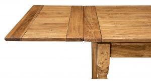 Tavolo Country allungabile in legno massello di tiglio L120xPR80xH80 cm. Made in Italy