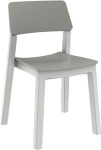 Plastmeccanica Sedia per Esterni in Plastica Dimensioni 48x51x78 cm colore Grigio - Italia Bistrot